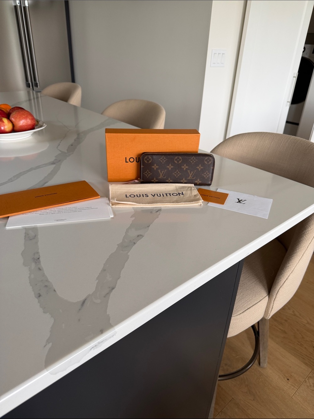 Louis Vuitton Clemence Monogram Wallet